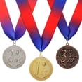 thumbnail image 2 of Toyandona 3Pcs Gold Silver Bronze Medals Alloy Medals Multi Events, 2 of 8
