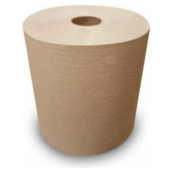 Hardwound Roll Towels NP-6800EN, 8" x 800', Brown - Case of 6