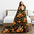 thumbnail image 4 of Thanksgiving Turkey Blanket Pumpkin Throw Blanket Fall Blanket Thanksgiving Birthday Gifts Soft Sofa Blanket Throw Blanket for Travel Camping Bed Blanket for Home Car, 4 of 6