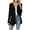 Black, variant on Women's Fashion Vertical Stripe Solid Color Casual Long Sleeve Button Down Cardigan Knitted Wool Coat Long Cardigan Sweaters for Women Pink,S