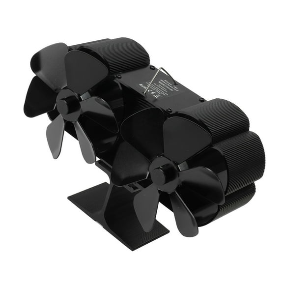 Gas Fireplace Blower Fan, 6 Blades Wood Burning Stove, Not Need To Be Assembled, For Wood Burning Stove//Log