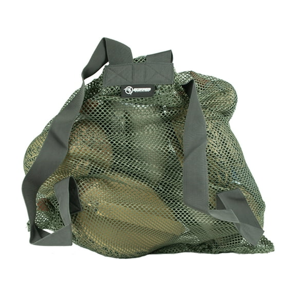 Cupped Waterfowl Outdoors Large Mesh Decoy Bag, Green