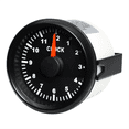 thumbnail image 5 of 0-12 Hours Meters 2 Inch 52mm Clock Gauges with Red Backlight Instrument Show Clock Meters for Car Boat Yacht RV 9-32V C, 5 of 7
