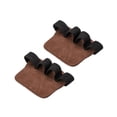 thumbnail image 3 of lacooooppia Lifting Grip Pads Palm Protection Sports Four Finger Breathable Anti Slip Palm Brown, 3 of 8