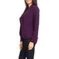 thumbnail image 4 of Women's Casual Long Sleeves Office Workwear Solid Blazer Jacket, 4 of 7