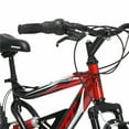 thumbnail image 4 of 24" Hyper Bicycle Shocker Mountain Bike, Youth Ages 13+, Red and Black, 4 of 8