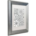 thumbnail image 2 of Trademark Fine Art "Family Mandalas" Canvas Art by Hello Angel, White Matte, Silver Frame, 2 of 4