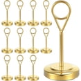 12pcs Table Number Holders Bulk, Gold Place Card Holders Picture Stands ...