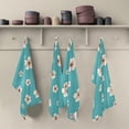 thumbnail image 3 of Coolnut Kitchen Dish & Tea Towel Beigen Flowers Reusable Cloths for Cooking and Drying Dishes for Home Kitchen Cleaning, 28x18in-6 PCS, 3 of 5