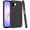 Black, variant on Phone Case Cover for Samsung Galaxy A07 4G Slim Classic Hybrid Around Rubber Gummy Gel Slick Hard PC Silicone TPU Chromed Button Cover Red