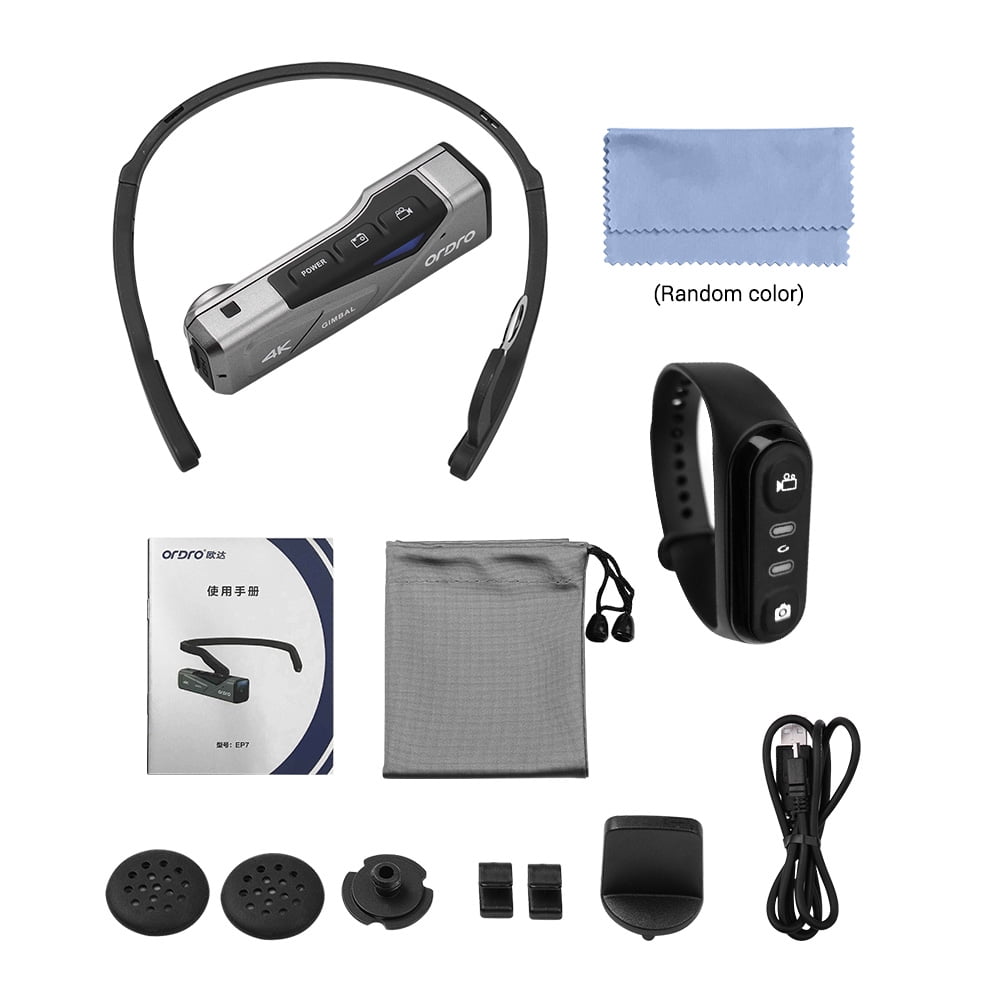 ORDRO EP7 Head Wearable 4K 60fps Video Camera First Person View Hands