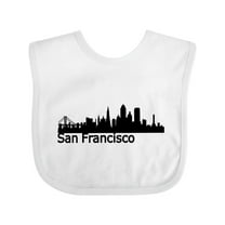 Inktastic San Francisco Skyline Boys or Girls Baby Bib