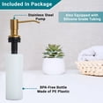 thumbnail image 6 of Strictly Sinks Liquid Soap Dispenser Stainless Steel Refillable Dish Soap Dispenser Bottle with Pump, 6 of 8
