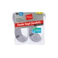thumbnail image 3 of Hanes Boys Double Tough Durability Crew Socks, 10 Pack, Sizes S-L, 3 of 4