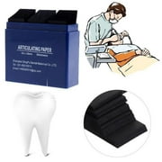 Professional Dental Articulating Paper 300 Pieces Red and Blue High Sensitivity for Occlusal Analysis Disposable and Hygienic