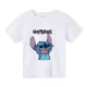 thumbnail image 3 of Nueva camiseta de algodón de Lilo & Stitch para niños, camisetas de manga corta de verano a la moda con dibujos animados para niños y niñas, 3 of 5