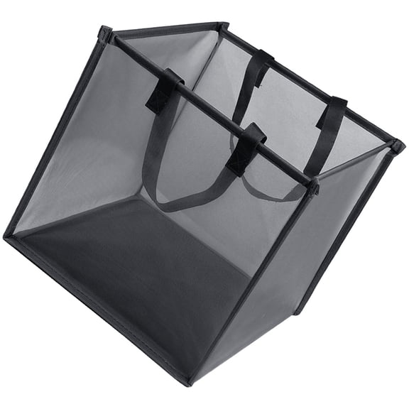 ELAYARD Foldable Basket Collapsible Folding Hamper Basket Black 1Set