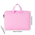 thumbnail image 4 of Godom Laptop Case 15.6 inch Laptop Sleeve,Water Resistant Durable Computer Carrying Case for 15.6 inch HP, Dell, Lenovo, Asus Notebook, Gifts for Men Women Notebook Carrying Case Handbag, 4 of 5