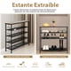 thumbnail image 5 of Organizador de Zapatos Costway de metal 5 Niveles Industrial Marrón Rústico 100 x 30 x 93 cm, 5 of 10