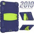 thumbnail image 6 of XYX Case for iPad Mini 5th/4th Generation 7.9 inch, Dual Layer Slim Heavy Shockproof Rugged Protective Cover Case with Kickstand (Navy Lime), 6 of 7