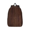 thumbnail image 2 of Rocae Vintage Wood for Durable Canvas Backpack Leisure Large Bag Travel Rucksack Multi-function Backpack Medium, 2 of 8