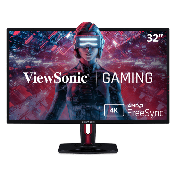 ViewSonic XG3220 32 Inch 60Hz 4K Gaming Monitor with FreeSync HDMI DP Eye Care Advanced Ergonomics and HDR10 for PC and Console Gaming