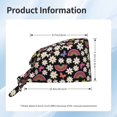 thumbnail image 4 of Yiaed Rainbow Flowers Print Turban Hat for Women Men Comfortable Adjustable Cleaning Working Cap with Sweatband, 4 of 4