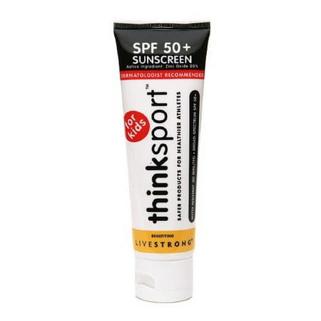 Thinksport Kids Safe Spf 50+ Sunscreen For Beach, Sport - 3 Oz, 3 (Best Beach Sport Sunscreens)