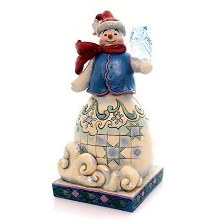 Jim Shore Heartwood Creek, Wonderland Snowman with Owl