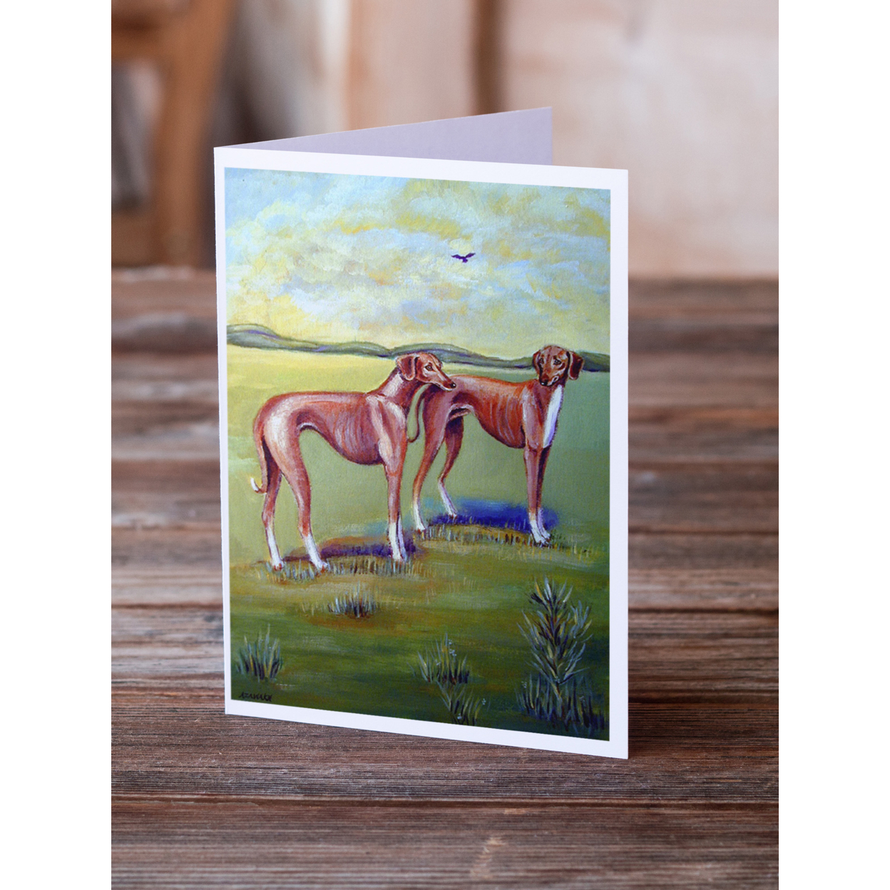 Azawakh Hound Greeting Cards and Envelopes Pack of 8