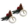 thumbnail image 1 of Wedding Decoration,2Pcs Decorative Napkin Holder Decorative Napkin Holder Innovative Napkin Ring Maximized Efficiency, 1 of 8