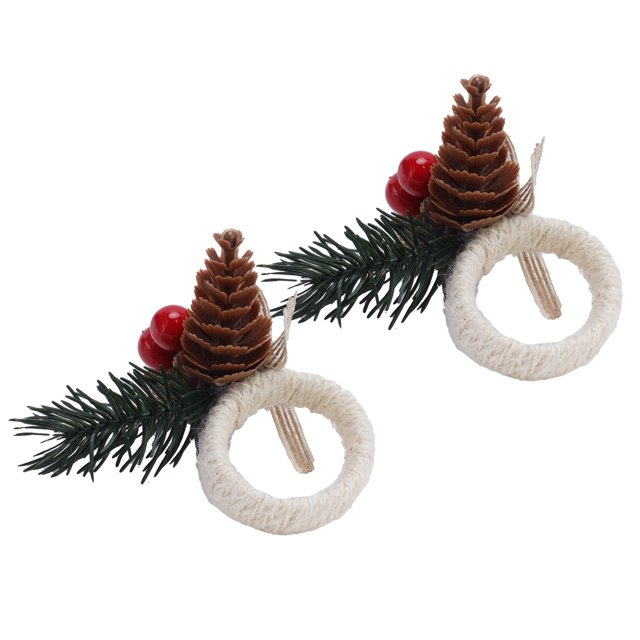 Wedding Decoration,2Pcs Decorative Napkin Holder Decorative Napkin Holder Innovative Napkin Ring Maximized Efficiency