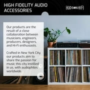 Hudson Hi-Fi 50 ct. Inner Sleeves for Vinyl Records & 50 ct. Vinyl Outer Sleeves - 100 Vinyl Sleeves for Records, Clear Outer & Inner Sleeves for Vinyl Records