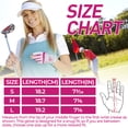 thumbnail image 7 of HANDLANDY Womens Golf Glove Fingerless Left Hand 1 Pack, Breathable Ladies Summer Golf Glove with Non-Slip Grip for Women Golfers, 7 of 7