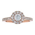 thumbnail image 5 of 14K Rose Gold 1 ct. Diamonds IGI Certified Engagement Ring in by Hollywood Hills Jewelers, 5 of 7