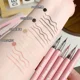 thumbnail image 5 of Delineador de ojos líquido mate, ultrafino, sedoso, resistente al agua, no mancha, duradero, negro, marrón, rosa, gusano de seda, maquillaje de ojos, 1 unidad （A-03, 5 of 5