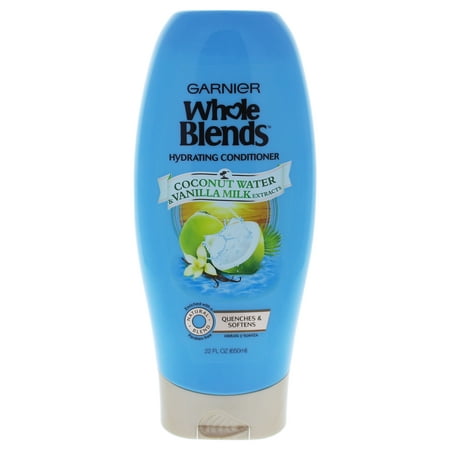 Garnier Whole Blends Conditioner with Coconut Water & Vanilla Milk Extracts, Dry Hair, 22 fl.