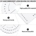 thumbnail image 2 of MasteelfCA 2pcs Practical Beading Cord Disc Braiding Board Handmade Weaving Disk Plate, 2 of 8