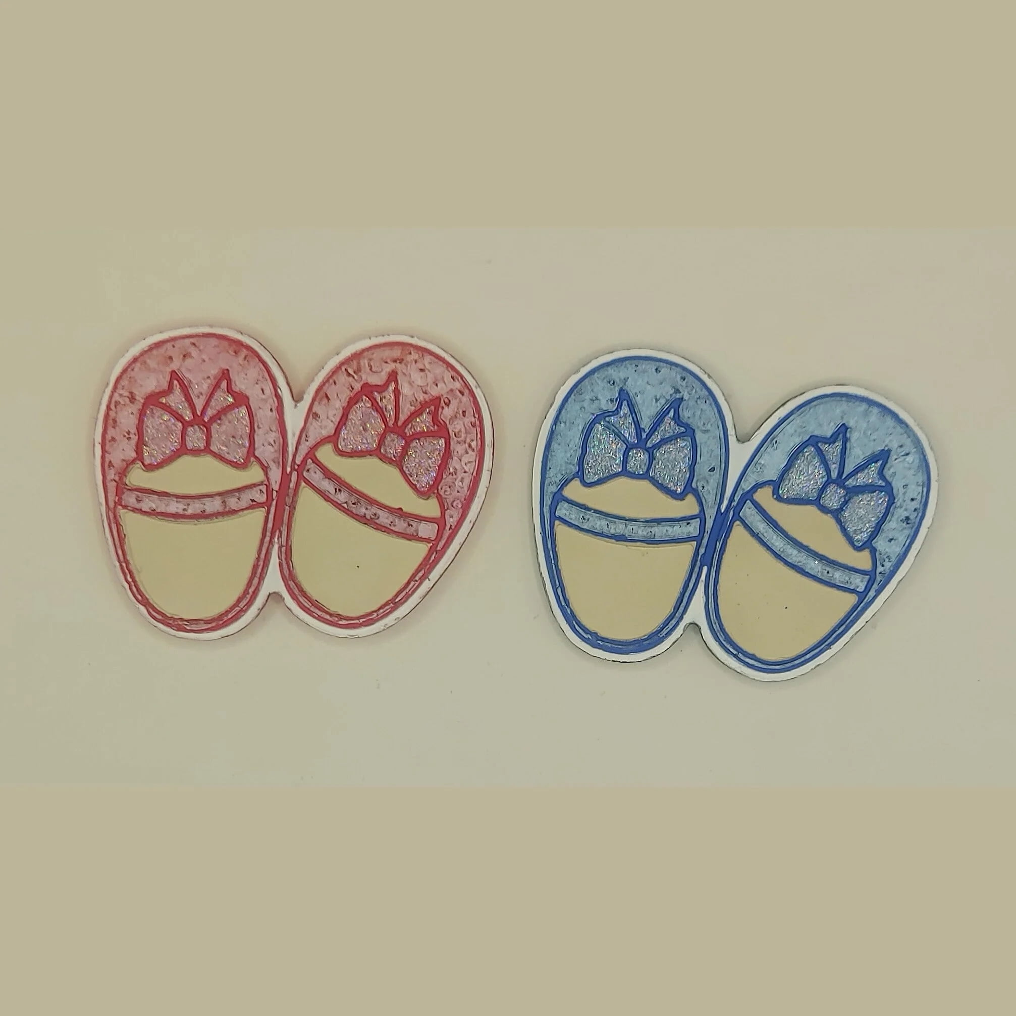 Baby Shoes Silicone Freshie Mold