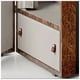 thumbnail image 3 of Inteprter Tiradores de cajón para muebles, armario de cuero, tiradores de puerta de armario, piezas de repuesto, manijas de puertas impermeables, manijas Conjuntos de muebles de dormitorio marrón Inteprter HA059806-02, 3 of 6