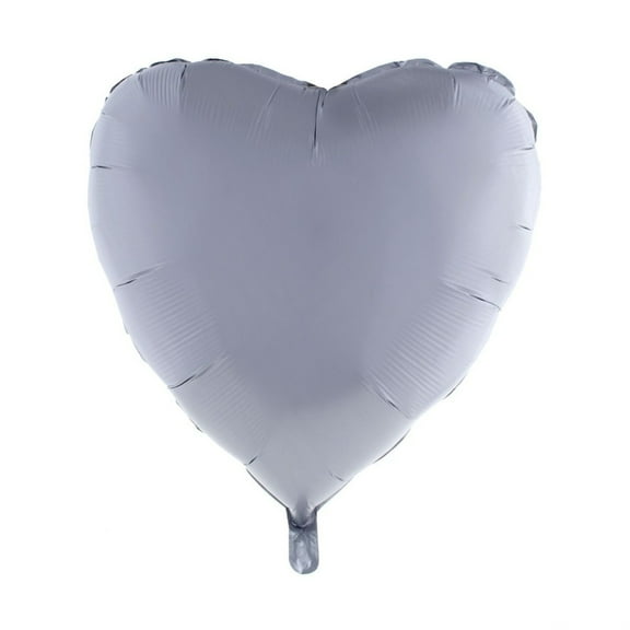 Balloon-Foil-Heart-32"x30"-Matte Slv