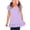 Purple, variant on Pretxorve Kids Girls Summer T Shirt Crew Neck Puff Short Sleeve Solid Bottom Ruffle Top Sizes 1-15Y