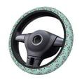 thumbnail image 2 of Xecao Travel1 patten Stretch Elastic Steering Wheel Cover, fits all vehicles, 15-inch diameter, 2 of 6