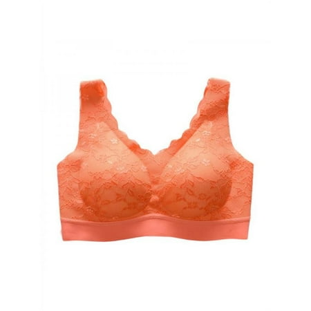 

EleaEleanor 3D Wireless Contour Bra Padded Lace Push Up Brassiere Women Daily Bras