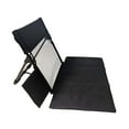thumbnail image 3 of DYNWAVECA Beach Chair with Back Support Camping Backrest for Fishing Stadium Barbecues Black, 3 of 10
