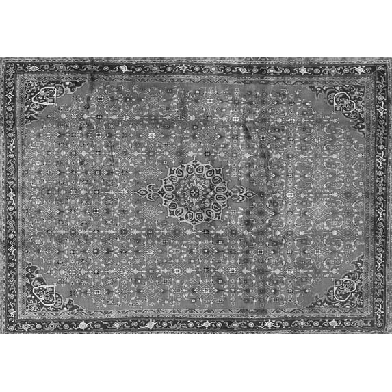 Ahgly Company Indoor Rectangle Persian Gray Traditional Area Rugs, 7' x 9'
