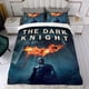 thumbnail image 4 of El Caballero de la Noche Conjunto de sábanas temático, trío de piezas, cómodo y amigable con la piel, diseño único, regalo de decoración para el hogar para familiares, amigos y fans,173cm *218cm, 4 of 6