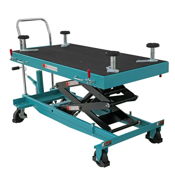 TCE Hydraulic Lift Platform for New Energy Vehicle Battery Repair: Adjustable Table, Insulated Three-Stage Tray and Double Cylinder Structure, 1 Ton (2,000 lb) Capacity