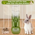 thumbnail image 4 of Dispensador de agua automático para mascotas de 750 ml, práctico dispensador de agua antigoteo para conejos, conejillos de indias y hámsteres para mascotas pequeñas, 4 of 5