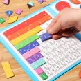 thumbnail image 4 of Bingirl Magnetic Fraction Math Manipulatives - Educational Teaching Aids for Elementary School | Fraction Tiles & Score Disk Demonstrator, 4 of 6